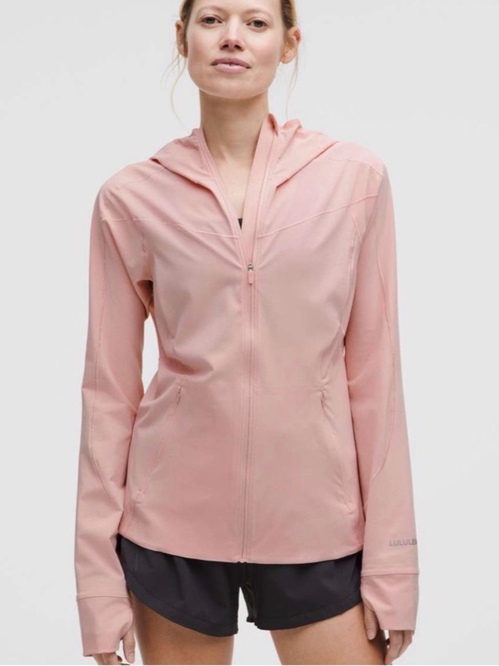 Lululemon Mist Over Windbreaker Pink Haze , Size 12 , EUC